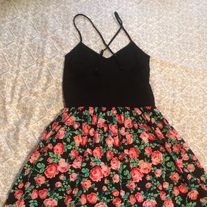 Victoria’s Secret black floral dress